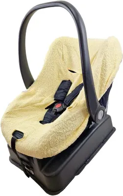 Produktbild von Baby-Bademantel, gelb - kuschelig weich - saugfähig - ideal für Neugeborene