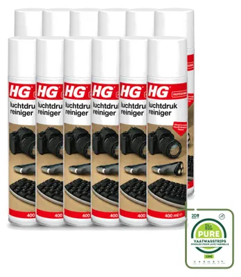 Produktbild von 12 x HG Druckluftreiniger - 400 ml - Großpackung - 12 Stücke