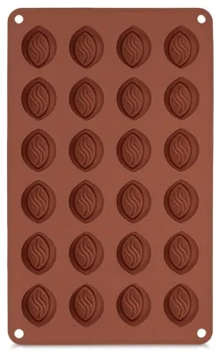 Obrázok produktu pre Orion | Forma na pralinky, 24 kusov, silikón, hnedá
