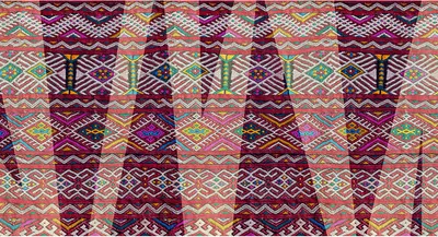 Produktbild von Tadessi Fototapete | Orientalisch | 5.00 m x 2.70 m | Lila | Grün | Wandbild | Digitaldruck
