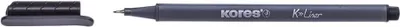 Produktbild von Kores Fineliner "K Liner" Strichstärke: 0,4 mm schwarz