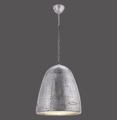 Zdjęcie produktu dla Lampa wisząca, żelazo, srebrny, 45 cm, SAMIA
