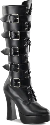 Produktbild von ELECTRA-2042 Damen Boots von Pleaser, Schwarz  , EU 42, US 12