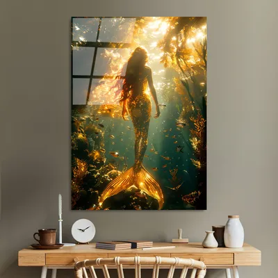 Image de Wallity, UV-1179 - 70 x 100, tableau acrylique, multicolore, 100 % verre trempé, 70 x 100 cm