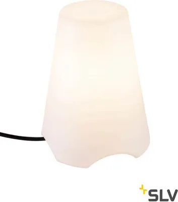 Produktbild von SLV 1001778 KIROCONE TL Outdoor Tischleuchte E27 IP44 weiss max. 60W