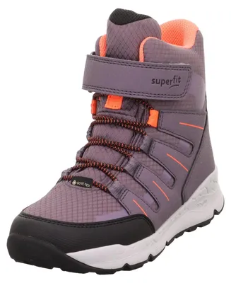 Zdjęcie produktu dla Superfit, dziewczęce buty śniegowe Free Ride, ocieplane, wykonane z Gore-Tex, kolor: fioletowo-pomarańczowy, rozmiar 8