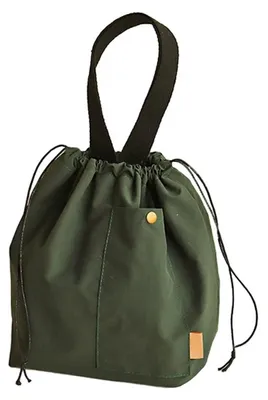 Immagine prodotto di Omgoods - Borsa da pranzo termica da 8,8 litri con coulisse - Contenitore per il pranzo riutilizzabile per adulti