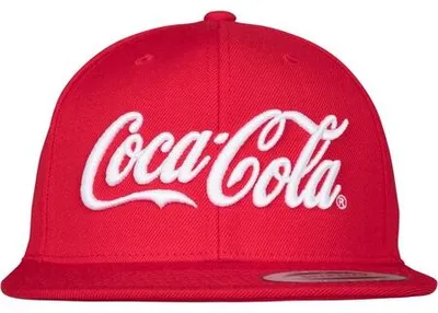 Produktbild von Merchcode Cap Coca Cola Logo Snapback Red