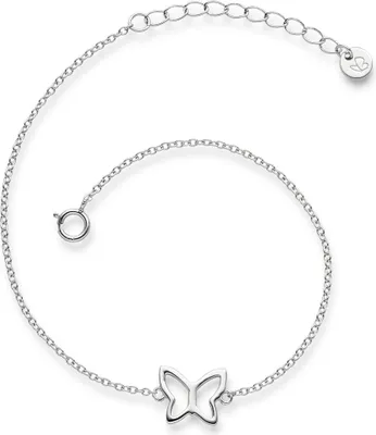 Produktbild von Glanzstücke München Armband Schmetterling Sterling Silber 17,0 cm Basislänge + 3,0 cm Verlängerung 60603110