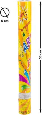 Obrázek produktu pro Pistole na konfety - zlatá