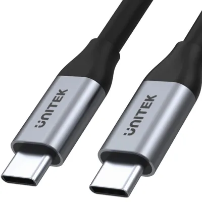 Obrázek produktu pro UNITEK C14091ABK, 2 m, USB C, USB C, USB 3.2 Gen 2 (3.1 Gen 2), 5 Gbit/s, Černá