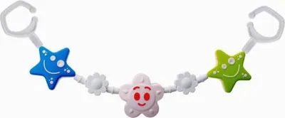 Produktbild von TULLO Kinderwagenanhänger 2 x Stern 1 x Blume 175