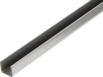 Produktbild von U-Profil Stahl 20x20x1,5 mm, 3 m