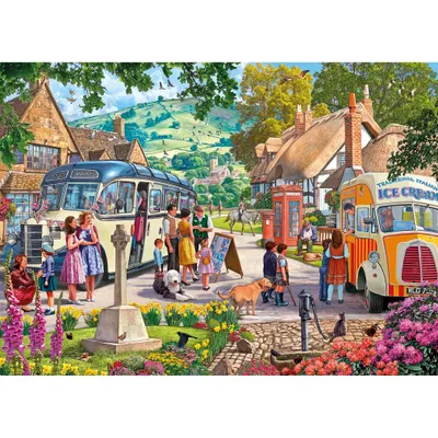 Immagine prodotto di Gibsons - Puzzle di gibsons chesull'autobus 1000 stukjes