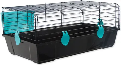 Produktbild von Kleintiere Michal schwarz, Ausstattung blau 100 × 55 × 39 cm