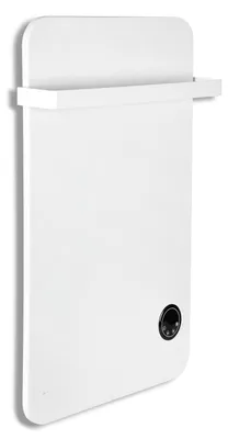 Produktbild von Eikuavons Infrarotheizung 400W WLAN-Heizpaneel für Bad mit Handtuchhalter, Timer, Thermostat und Fernbedienung, Weiß