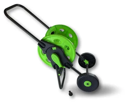 Produktbild von Gartenschlauchwagen – Für 45 Meter Schlauch – Grau-Grün