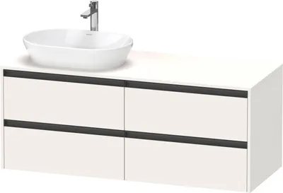 Produktbild von Duravit Ketho.2 Wastafelonderkast 140x55x56,8 cm Supermat Wit