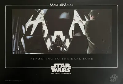 Zdjęcie produktu dla STAR WARS - Zgłaszam się do Mrocznego Lorda - Plakat - 21x29,7 cm