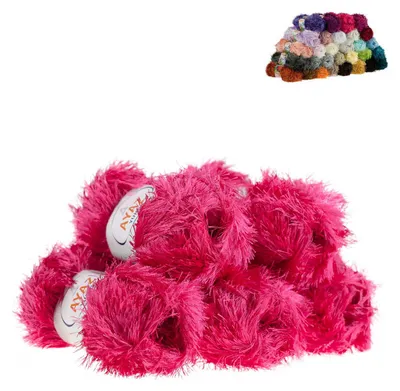 5 x 100g Strickgarn Yumos pink