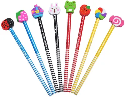 Obrázek produktu pro 40 Stück Schule HB Stifte Set, Bleistifte mit Radiergummi von Tiere für Geburtstag Mitgebsel Geschenk Kinder Party Gastgeschenk