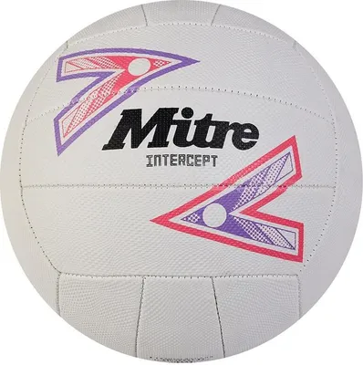 Produktbild von Mitre - "2024 Intercept" Netzball CS2199 (4) (Weiß/Violett/Pink)