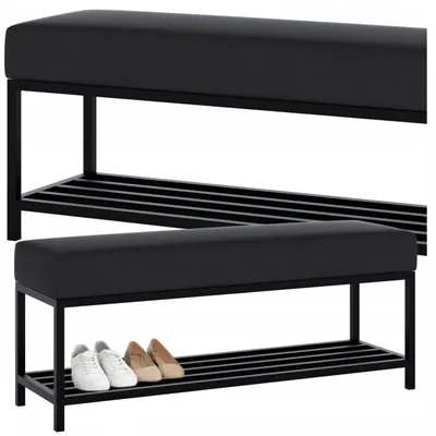 Produktbild von SCHUHREGAL MIT ABLAGE 100 x 30 x 46 cm – PUFA LOFT SITZMÖBEL FÜR DEN FLUR