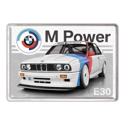 Produktbild von Nostalgic-Art - Blechpostkarte - BMW Motorsport - M Power E30