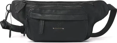 Produktbild von dR Amsterdam Hip Bag taška cez rameno | kožená taška na kolená | módna dámska taška na bedrá | kožená dámska taška na opasok Tampa - 933662 Black