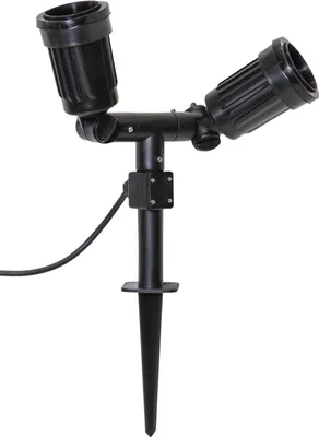 Produktbild von Gartenstrahler "Spotlight" PAR38 schwarz 2-flammig E27 -Auslauf-