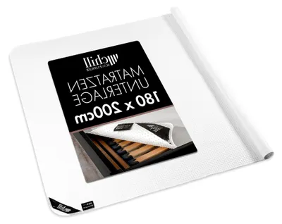 Produktbild von Matratzenunterlage 180 x 200 cm - Lattenrost Matratzenschoner mit Noppen - Antirutsch Matratzenschoner für Matratze und Boxspringbett - Vegan und Atmungsaktiv