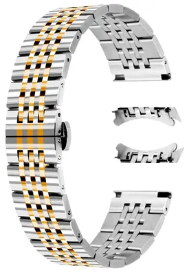 Produktbild von Solidchoice – 20 mm und 22 mm Metallarmband, verstellbares Stahlarmband