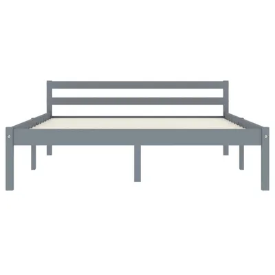 Produktbild von "im Sonderangebot"Massivholzbett - CLORIS - Doppelbett - Robust und langlebig - Grau Kiefer 120x200 cm - Einfache Montage -  - DEMöbel2956649