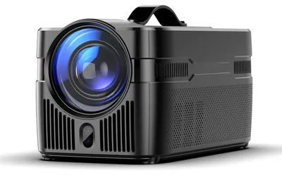 Image de Projecteur - HY450C - Full HD 1080p - 900 lumens ANSI - Android 11 - Correction trapézoïdale automatique - Bluetooth - Distance de projection : 51–762 cm