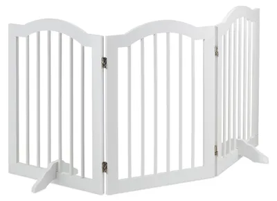 Sicherheitsgitter, faltbar, ohne Bohren, 70x154x30 cm, Weiß