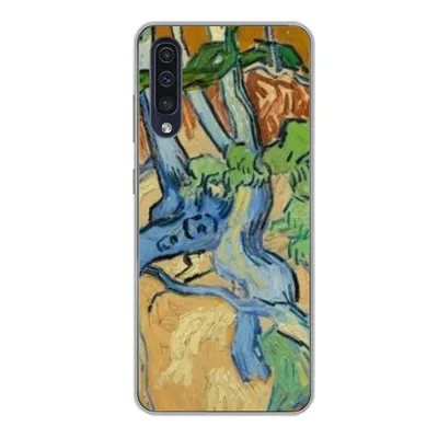 Produktbild von MuchoWow® Handyhülle Schutzhülle Hülle für Samsung Galaxy A50 Baumwurzeln - Vincent van Gogh Silikon Softcase Handy Hülle - Mobiltelefonhülle