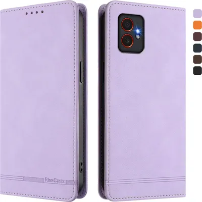 Obrázek produktu pro Pouzdro pro Samsung Galaxy Xcover7 Pro, retroPolyuretankožené flip pouzdro s stojánkem a přihrádkami na karty Fialový