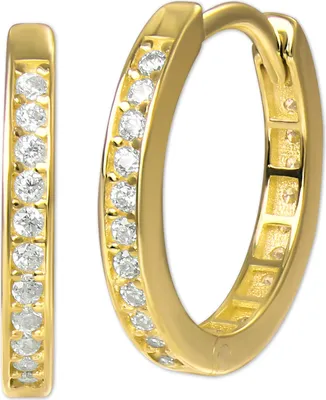Produktbild von GoldDream Creole Zirkonia Ohrring 333 Gold Damen Echtschmuck D2GDO5718Y
