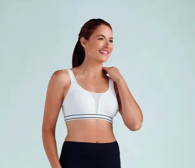 Produktbild von Amoena Prothesen-Sport-BH Performance Sport-BH Weiß - größe 85AA