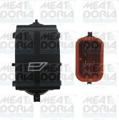 Produktbild von MEAT & DORIA 26187 Fensterheberschalter für FORD FOCUS III Turnier Vorne Rechts Fensterheber Schalter