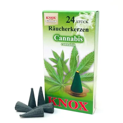 Produktbild von Knox Räucherkerzen - Cannabis 24 Stück