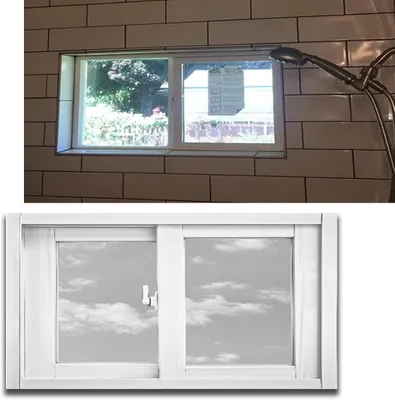 Obrázek produktu pro Nastavitelné hliníkové posuvné okno, rozměry 66 x 55,9 cm, výškově nastavitelné od 30,5 do 50,8 cm, odolné povětrnostním vlivům, vhodné pro zahradní domky, kuřecí výběhy a malé prostory