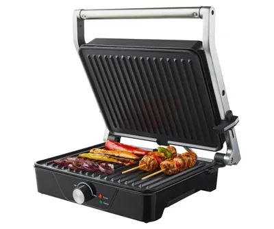 Zdjęcie produktu dla Tomado Tomado TGC4001S Duży grill kontaktowy Regulowana temperatura Nieprzywierająca powłoka 2000 Watt Czarny