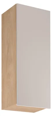 Obrázok produktu pre Vysoká horná kuchynská skrinka SALERNO - šírka 40 cm, dub / béžová