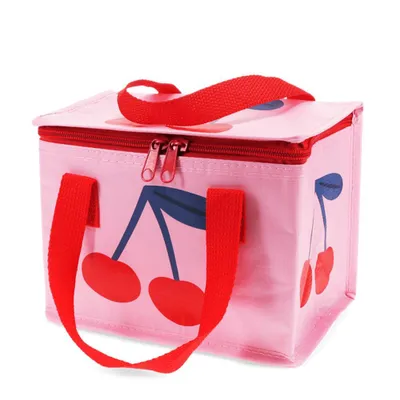 Produktbild von Isolierte Snacktasche Large Cherry Kühltasche Lunchtasche Kirsche ca. 21x16x12cm
