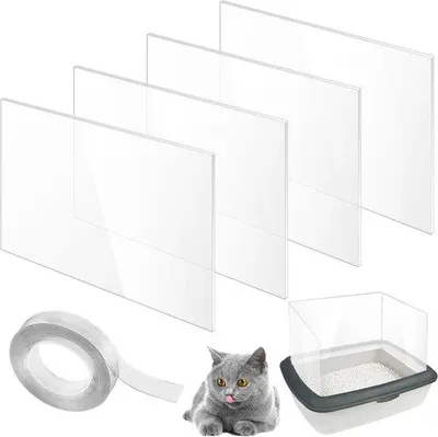 Image de Tapis anti-griffures 30 x 40 cm : lot de 4 avec bande nano - Rose