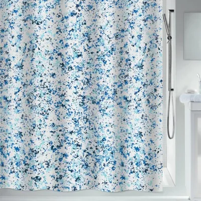 Immagine prodotto di Tenda da doccia Spirella, poliestere, 240 x 180 cm, blu