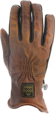 Image de Gants de moto Helstons Benson, marron foncé, 8