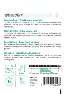 Produktbild von Samen - Bartnelke  ´SWEET WILLIAM´