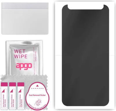 Produktbild von apgo Hydrogel Blickschutzfolie, Matt, kompatibel mit TCL 201, Privacy Displayschutzfolie, Schutzfolie mit Positionierhilfe, Anti-Spy, kratzfest, einfache Montage